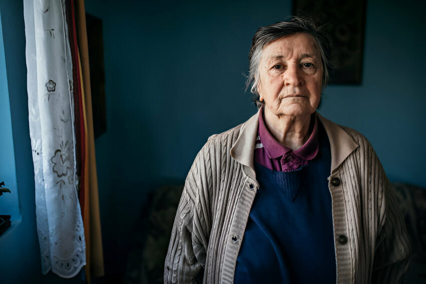 бабуся в хаті